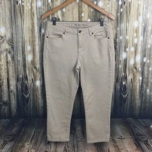 Michael Kors Cropped Skinny Slim Fit Colored Jeans